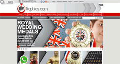 Desktop Screenshot of bw-trophies.com